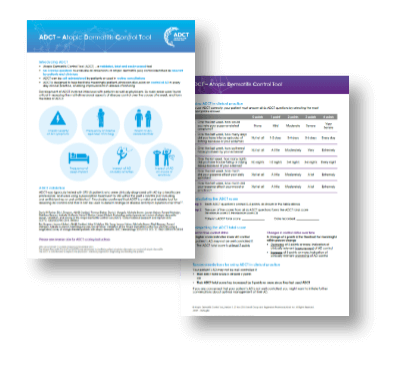 ADCT HCP information card